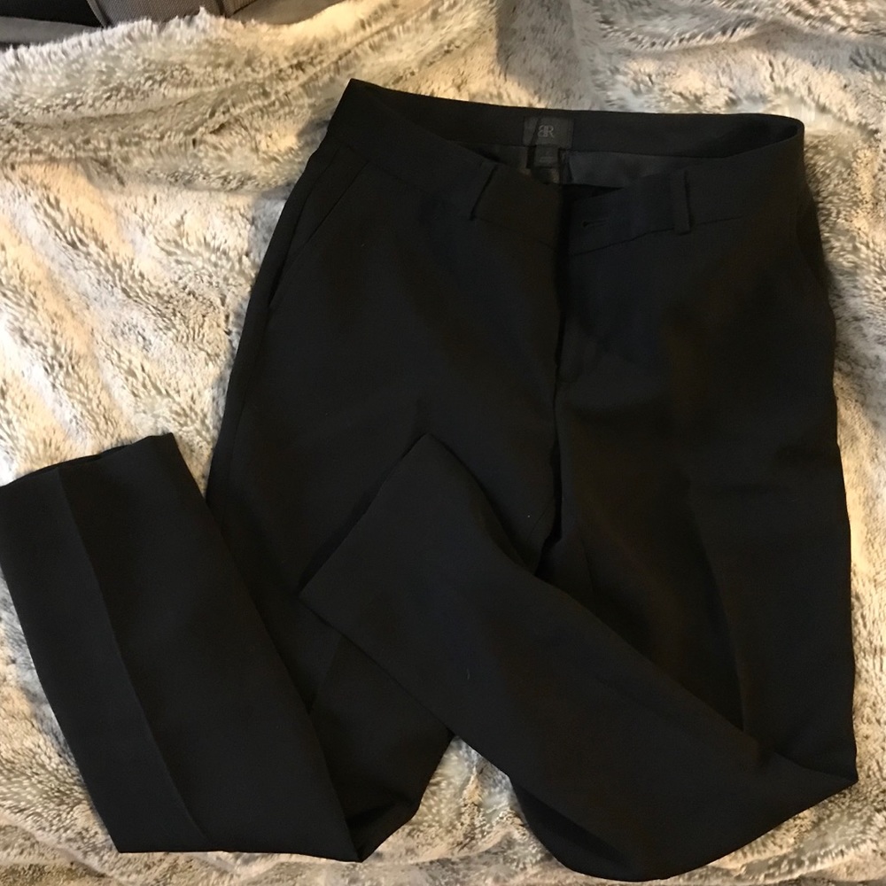 NWOT: BR petite black dress pants, fully lined